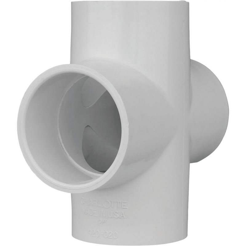 Charlotte Pipe Schedule 40 PVC Pipe Cross 2&quot;