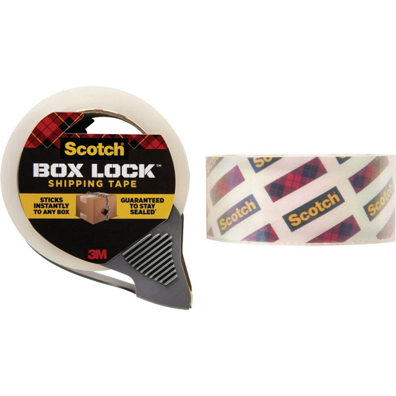 3M Scotch Box Lock Packaging Tape Clear