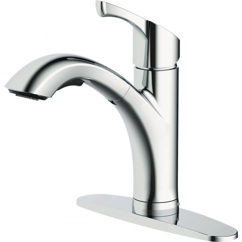 Home Impressions Single Handle Lever Pull-Out Kitchen Faucet