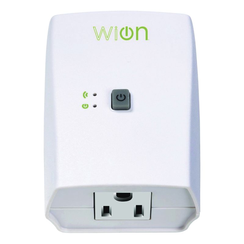 CCI 50050 Wi-Fi Outlet, 15 A, 125 V, White White