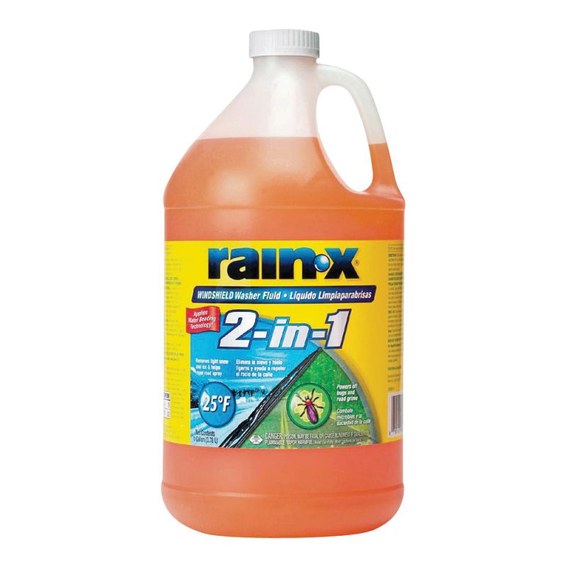 Rain-X 113645 Windshield Washer Fluid, 3.78 L Orange