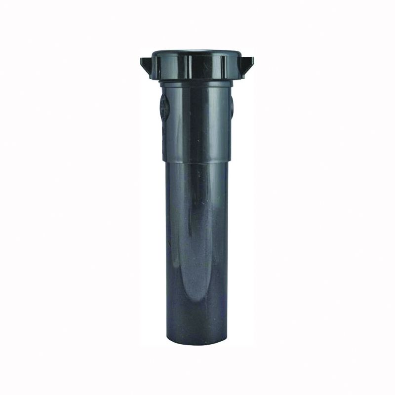 Plumb Pak PP40-8B Pipe Extension Tube, 1-1/2 in, 8 in L, Slip-Joint, Plastic, Black Black