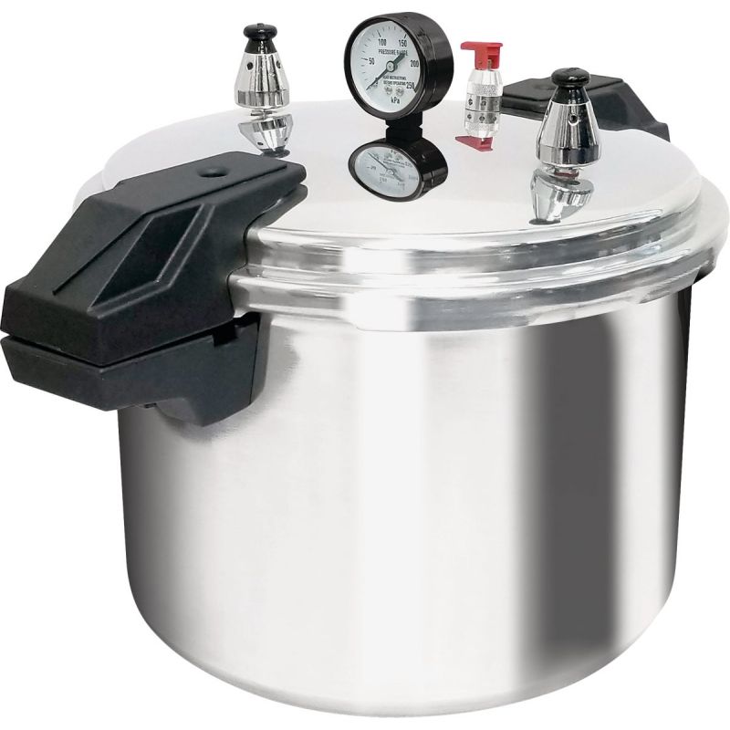 Gourmet Trends Pressure Canner Silver