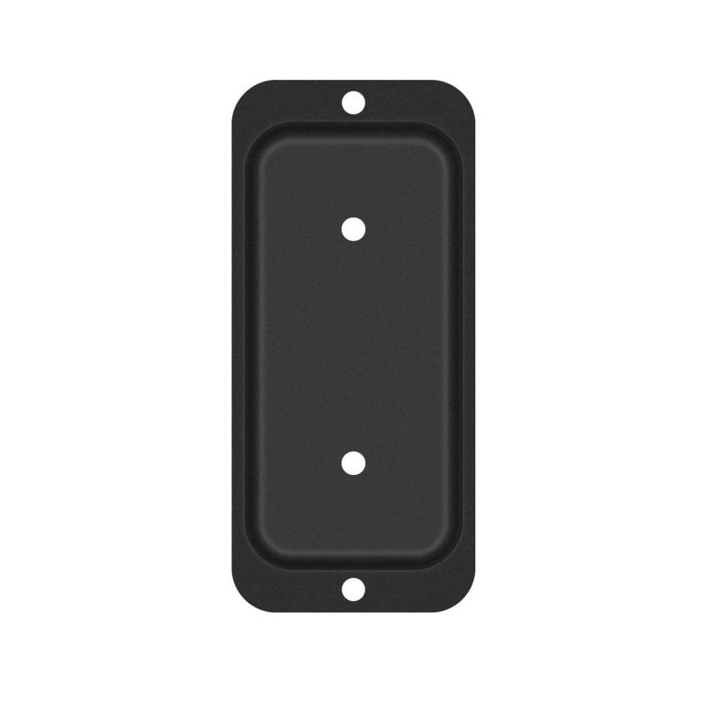Nuvo Iron RH24B Rail Hanger and Connector Plate, Steel, Black, Powder-Coated Satin, For: 2 x 4 in Nominal Wood Black