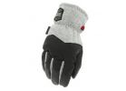 Mechanix Wear ColdWork Guide Series CWKG-58-011 Winter Gloves, Men&#039;s, XL, 12-11/16 in L, Elastic Cuff, Fleece XL, Black/Gray