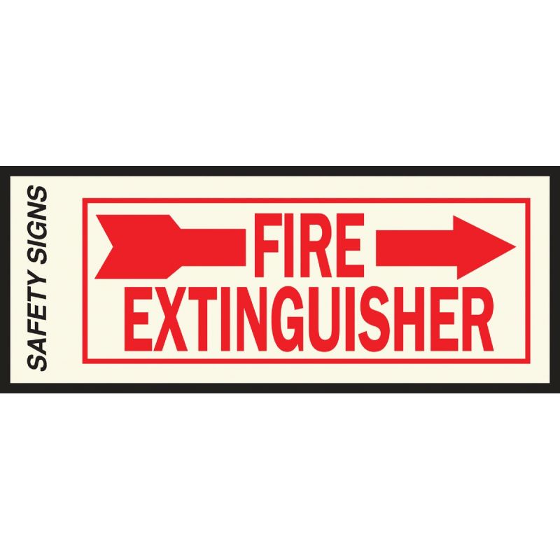 Hy-Ko Fire Extinguisher Sign Self-Adhesive