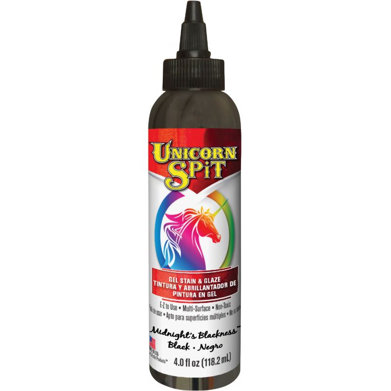 Eclectic Products Unicorn Spit 4 Oz. Craft Paint Midnights Blackness , 4 Oz.