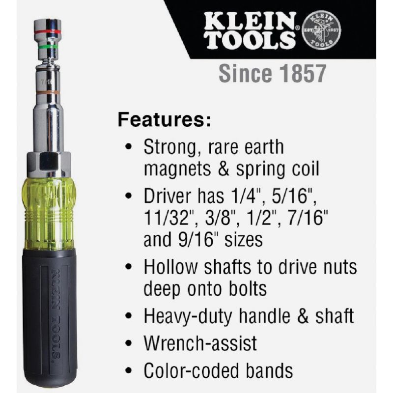 Klein 7-in-1 Magnetic Nut Driver