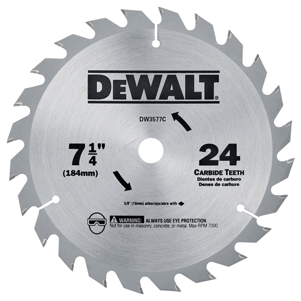 Black & Decker Piranha Circular Saw Blade 77-737, 7 1/4 in