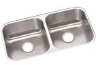 Elkay Dayton Double Bowl Kitchen Sink 31-3/4 In. X 18-1/4 In. X 8 In., Stainless Steel