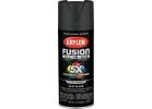 Krylon Fusion All-In-One Spray Paint &amp; Primer Black, 12 Oz.