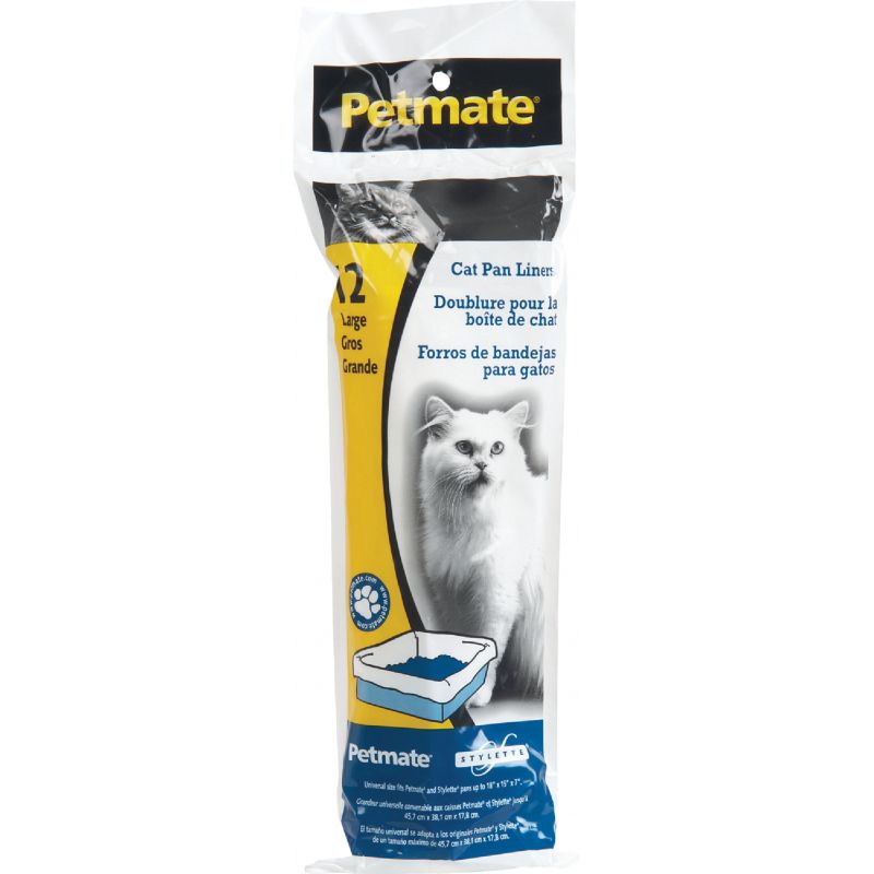 Petmate Disposable Cat Litter Pan Liner Clear