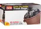 Do it Best Jumbo Trash Bag 45 Gal., Black