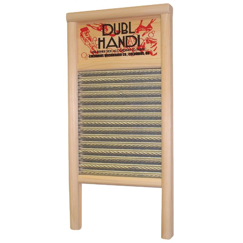 Columbus Maid-Rite Pail Size Washboard Silver