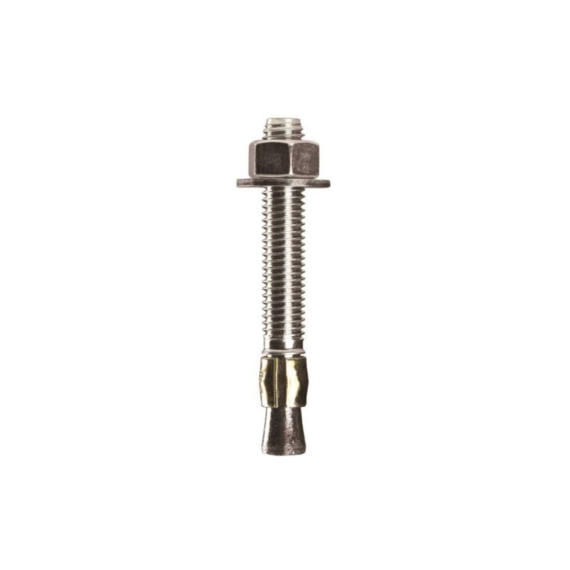 Cobra Anchors 503N Wedge Anchor, 1/2 in Dia, 5-1/2 in L, 1654 lb, Steel, Plated