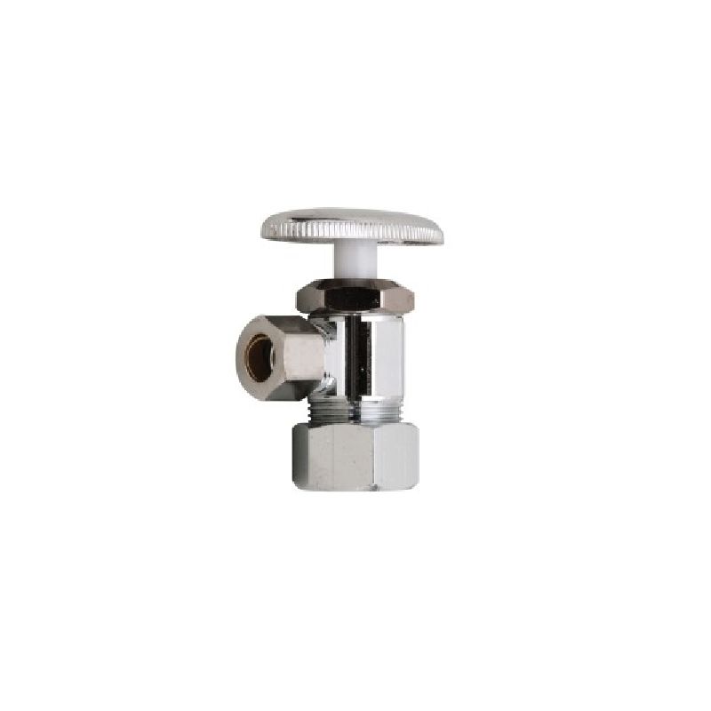 Moen M-Line Series M4590 Angled Shut-Off Valve, 3/8 x 1/2 in Connection, Compression x FIP, Brass Body
