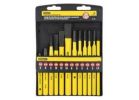 STANLEY 16-299 Punch and Chisel Kit, 12-Piece, Steel, Powder-Coated