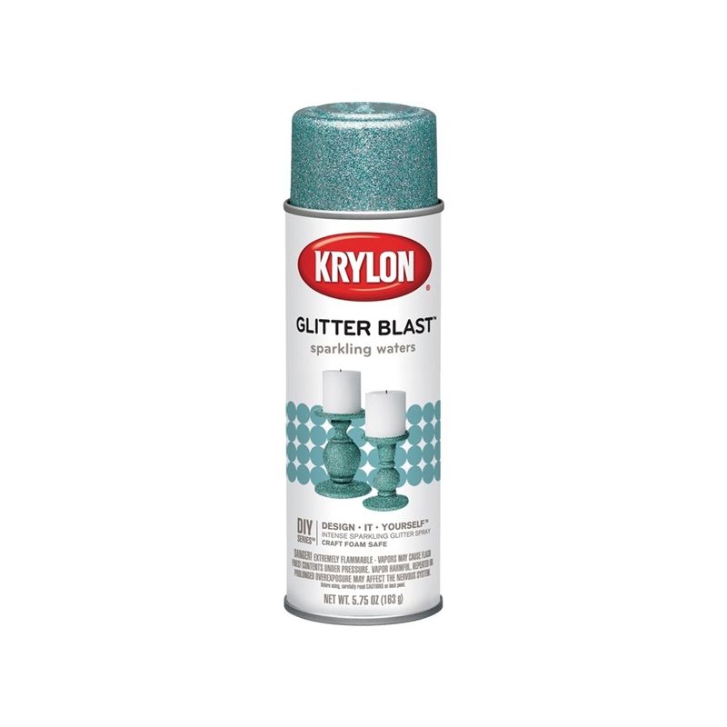 Krylon K03810A00 Craft Spray Paint, Glitter, 5.75 oz, Can