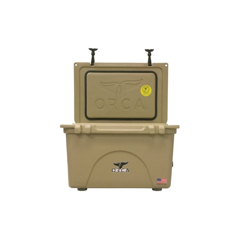 Orca ORCT040 Cooler, 40 qt Cooler, Tan, Up to 10 days Ice Retention Tan