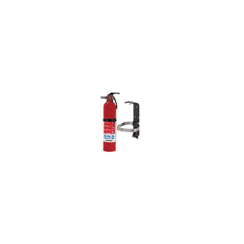 First Alert HOME1 Fire Extinguisher, 2.5 lb, Mono Ammonium Phosphate, 1-A:10-B:C Class 2.5 Lb, Red