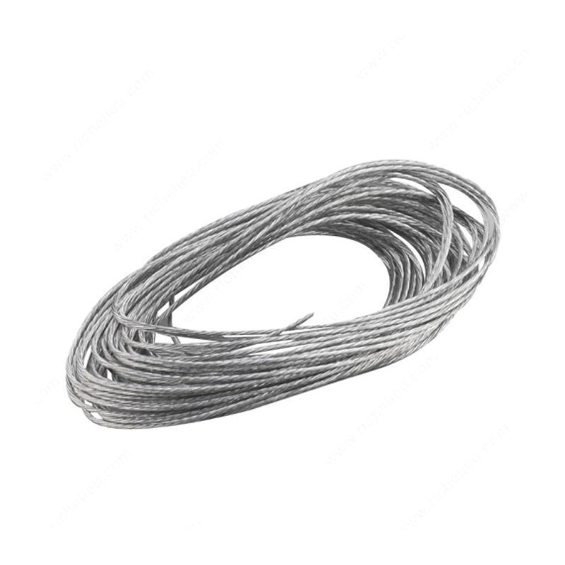 Buy Onward 4513R Picture Wire, 240 in L, Metal, Zinc