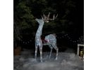 Alpine White LED Standing Deer Lighted Decoration