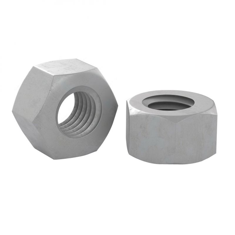Reliable FHNCHDG38VP Hex Nut, Coarse Thread, 3/8-16 Thread, Steel, A Grade