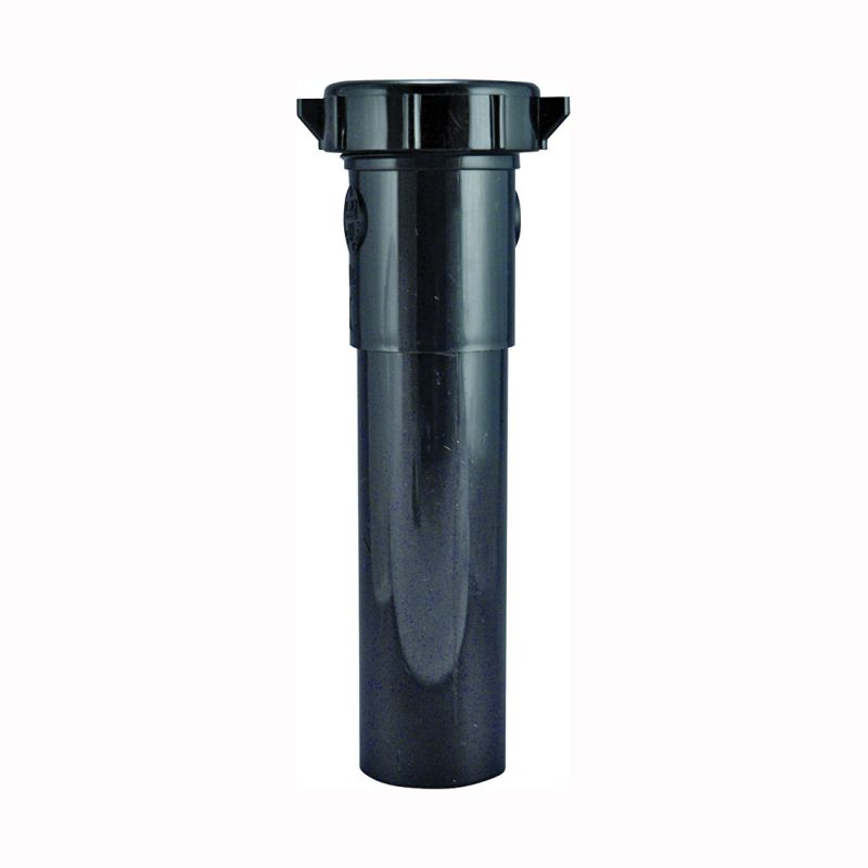 Plumb Pak PP55-12B Pipe Extension Tube, 1-1/2 in, 12 in L, Plastic, Black Black
