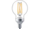 Philips Warm Glow G16.5 Candelabra LED Decorative Light Bulb