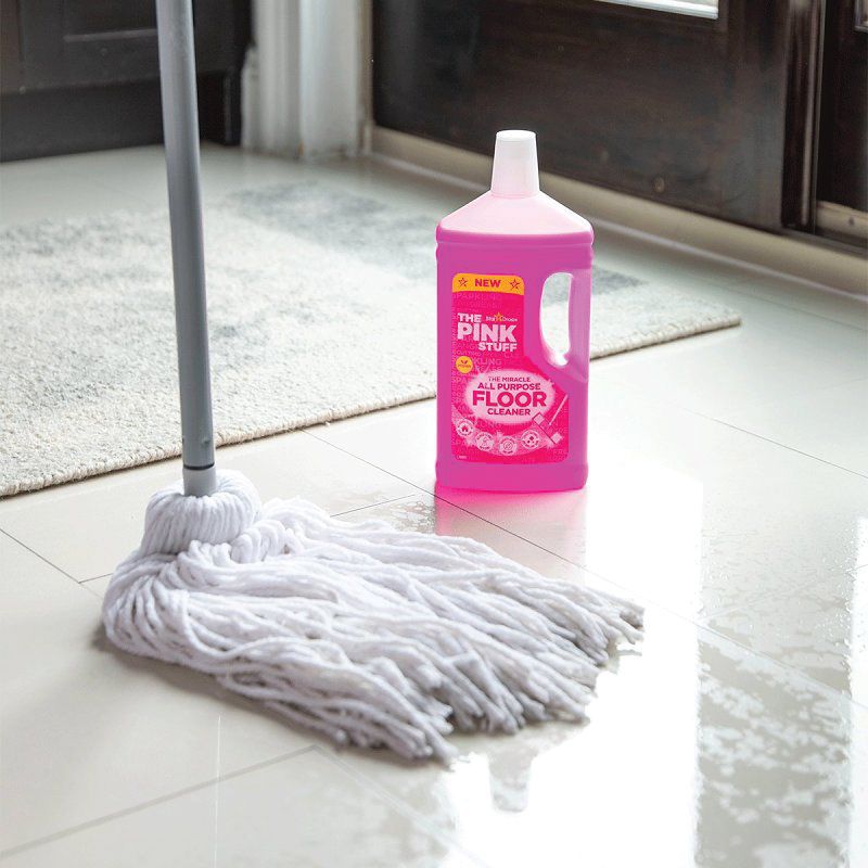 The Pink Stuff Miracle 82375 All Purpose Floor Cleaner, 33.8 fl-oz, Fresh Rhubarb