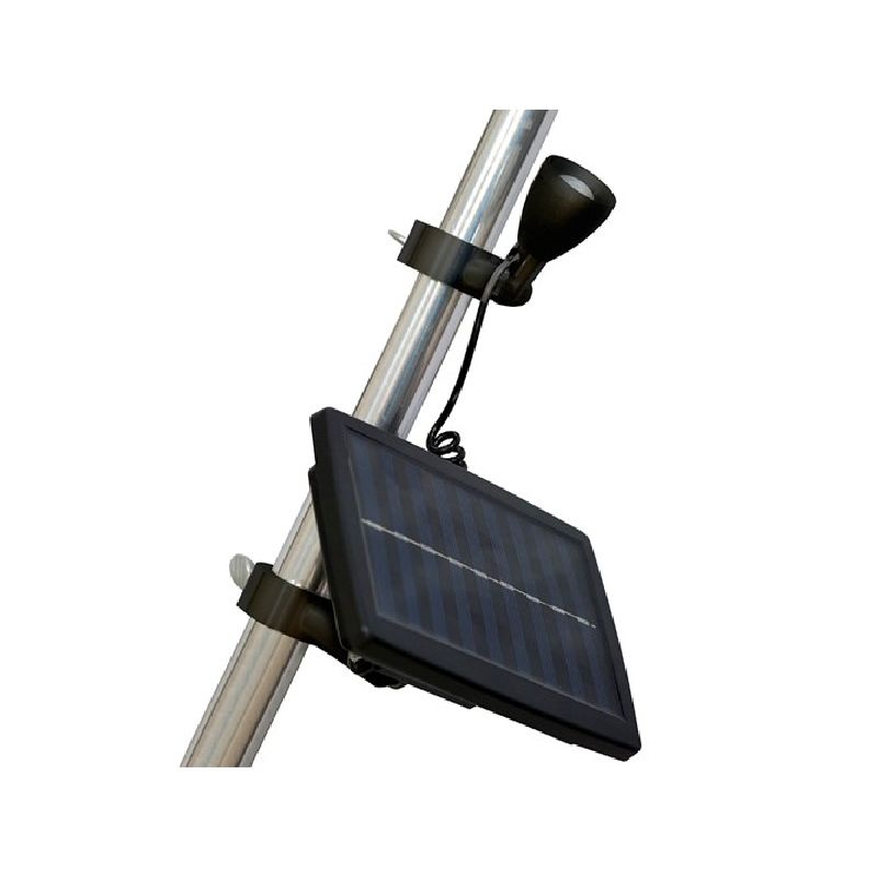 Valley Forge FPML-1 Flagpole Micro Light, 1-Lamp, LED Lamp, Plastic Fixture, Black Black