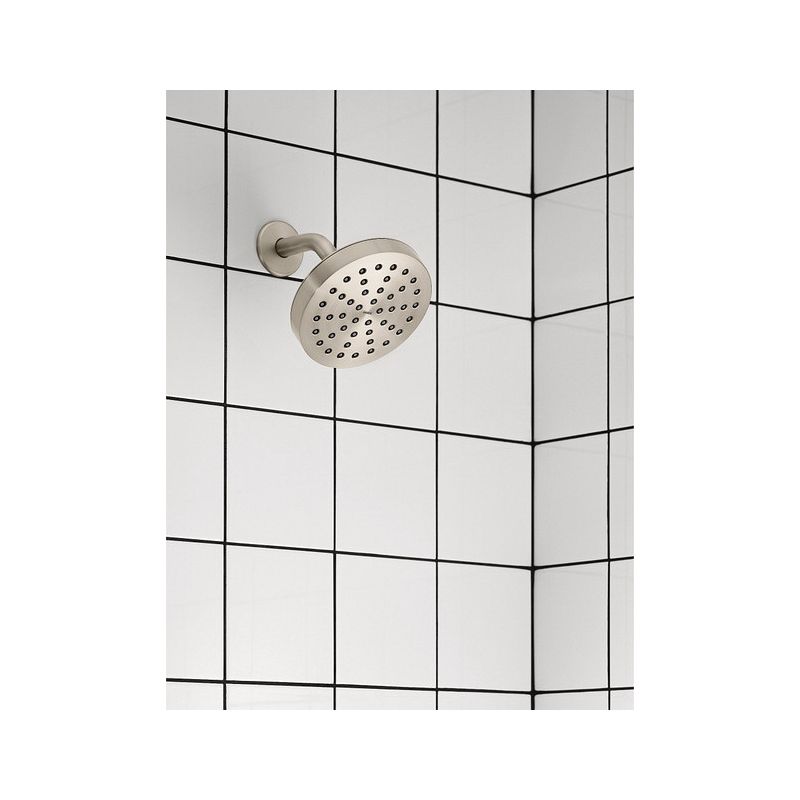 Moen Rinza Posi-Temp 82628SRN Tub and Shower Faucet, Single Function Showerhead, 1.75 gpm Showerhead, 1-Handle