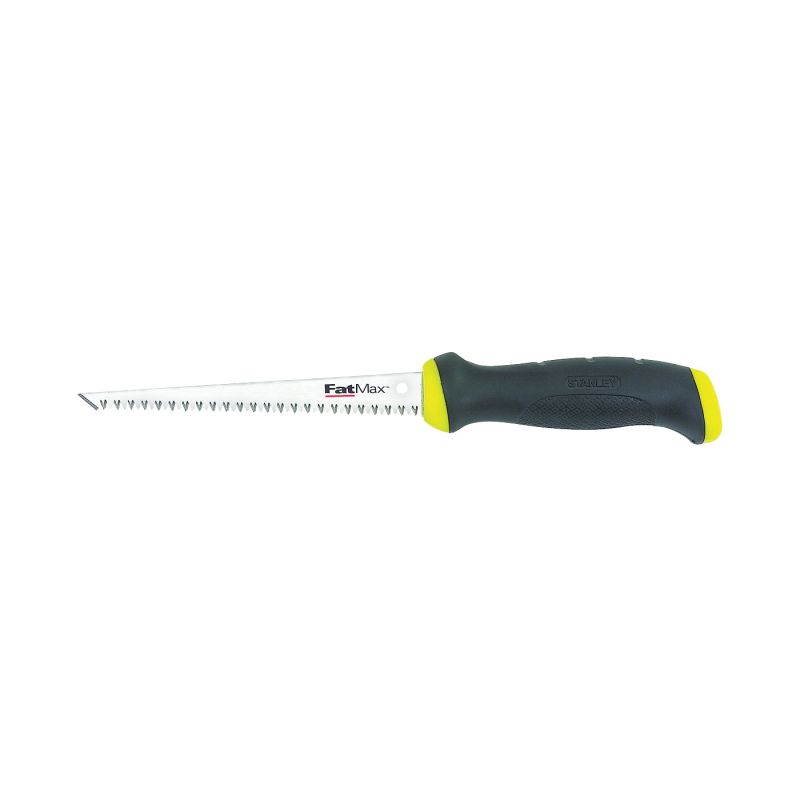 STANLEY 20-556 Jab Saw, 6-1/4 in L Blade, Steel Blade, 8 TPI, Cushion Grip Handle, Plastic/Rubber Handle 6-1/4 In