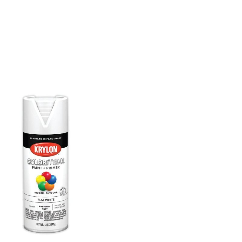 Krylon ColorMaxx Spray Paint 12 Oz., White
