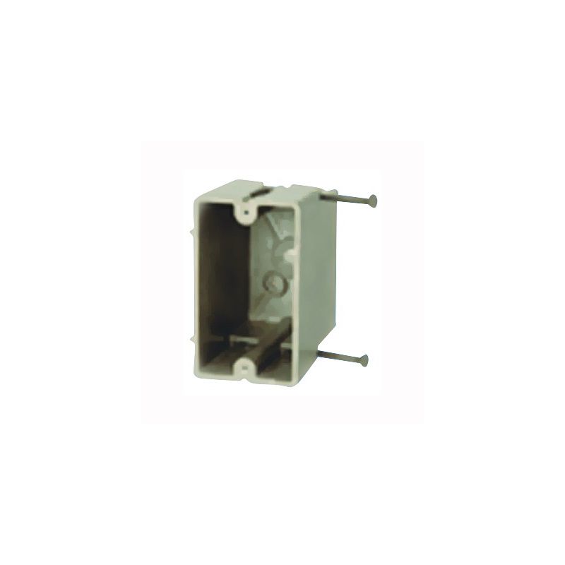 fiberglassBOX 1098-N Electrical Box, 1 -Gang, Fiberglass Reinforced Polyester BMC, Beige/Tan, Wall Mounting Beige/Tan