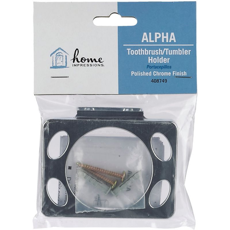 Home Impressions Alpha Tumbler And Toothbrush Holder Transitional