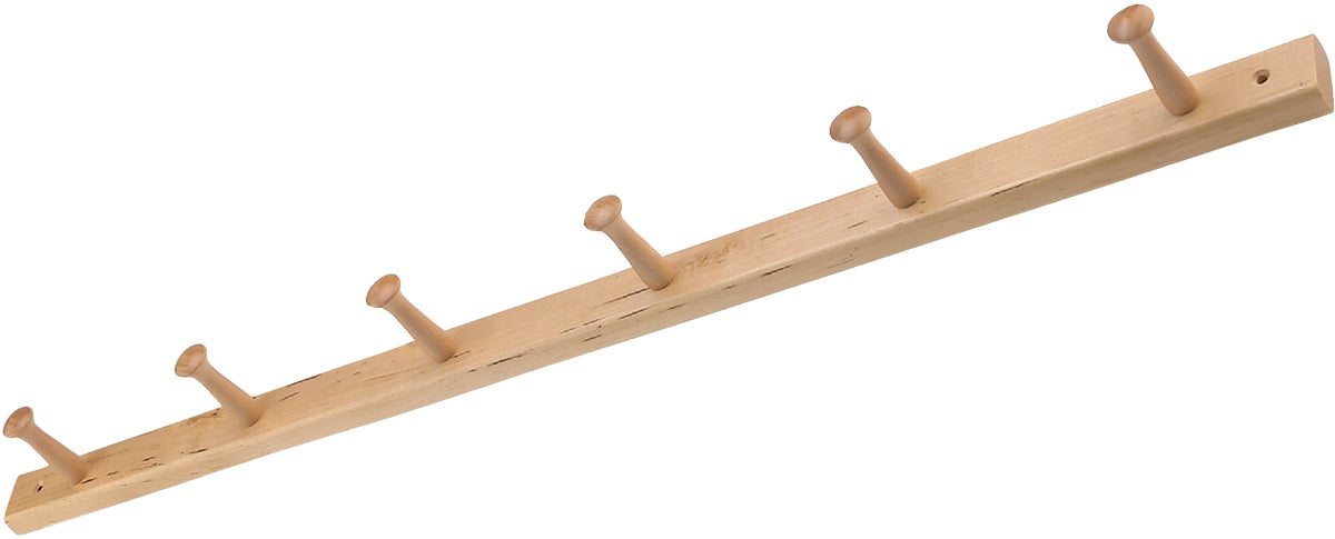 Buy iDesign Wood Peg Rack Natural