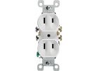 Leviton Duplex Outlet White, 15 (Pack of 10)