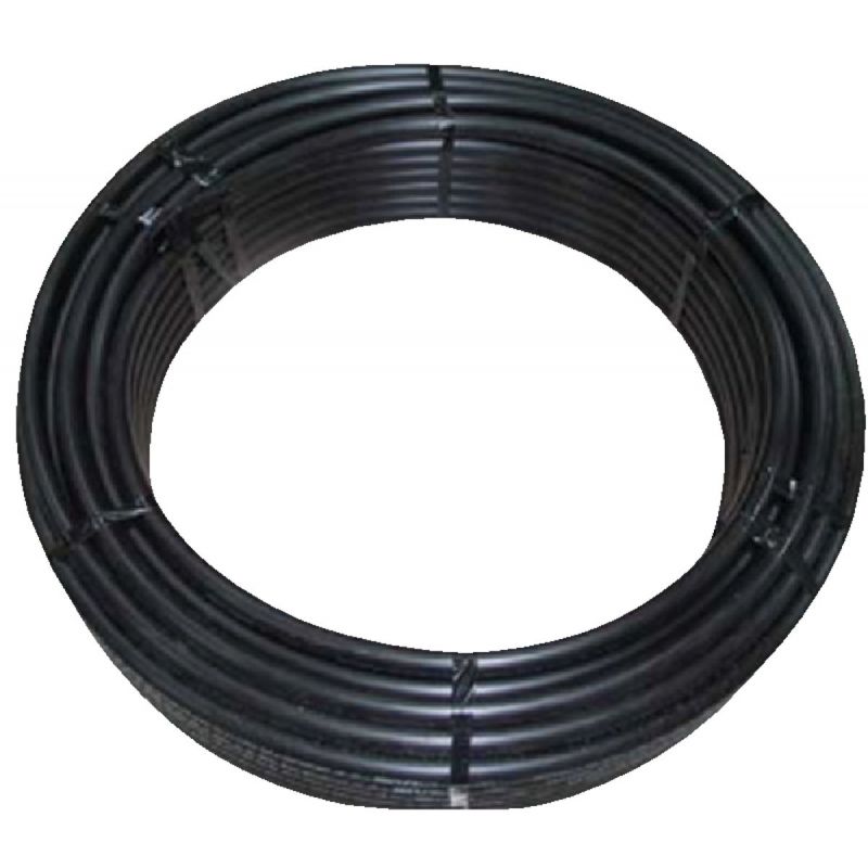 Cresline HD100 (SIDR-19) Plastic Polyethylene Pipe 1-1/2 In. X 100 Ft., Black