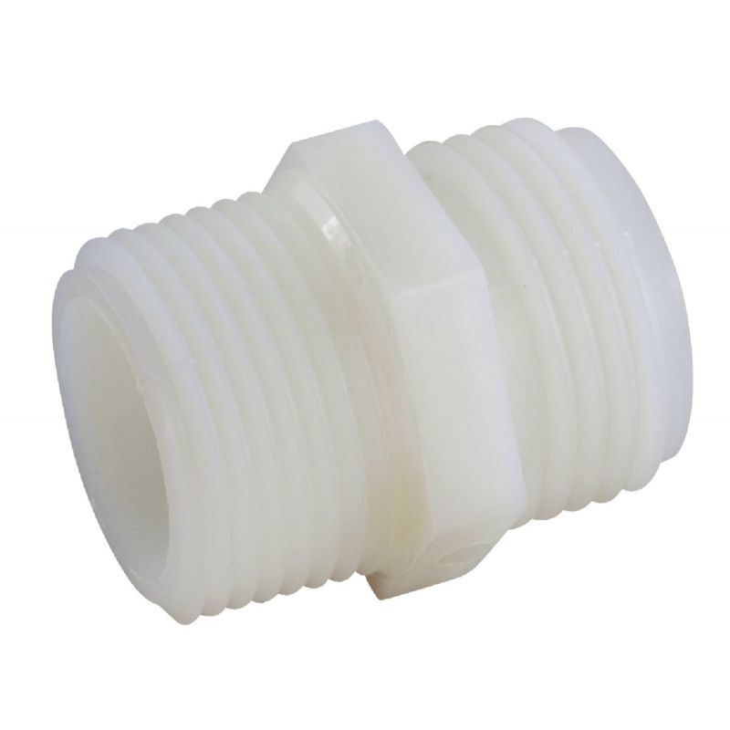 Anderson Metals Nylon Hose Adapter x M.I.P. Adapter 3/4 In. Hose X 1/2 In. MIP (Pack of 5)