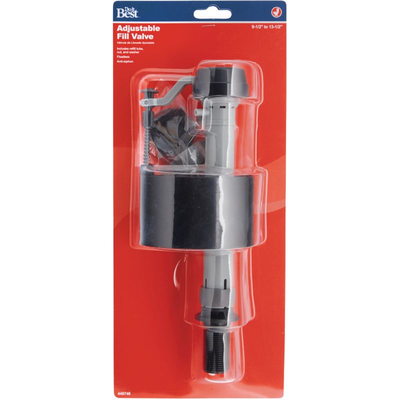 Do it Plastic Anti-Siphon Adjustable Fill Valve 9-1/2 In. To 13-1/2 In.