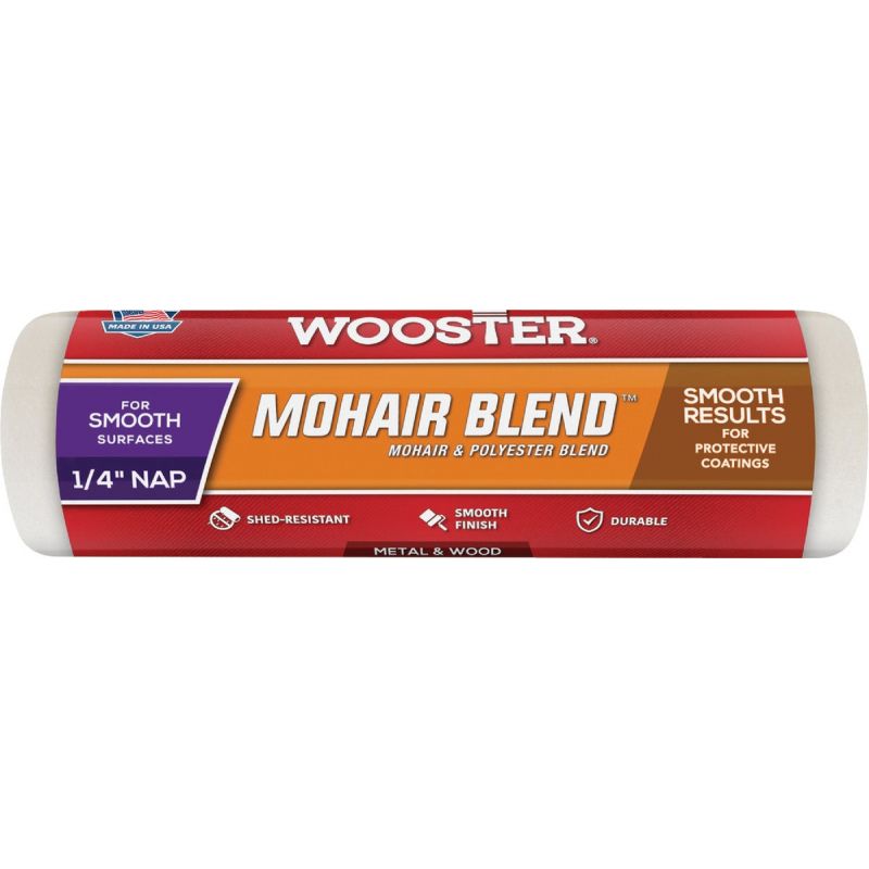 Wooster Mohair Blend Woven Fabric Roller Cover