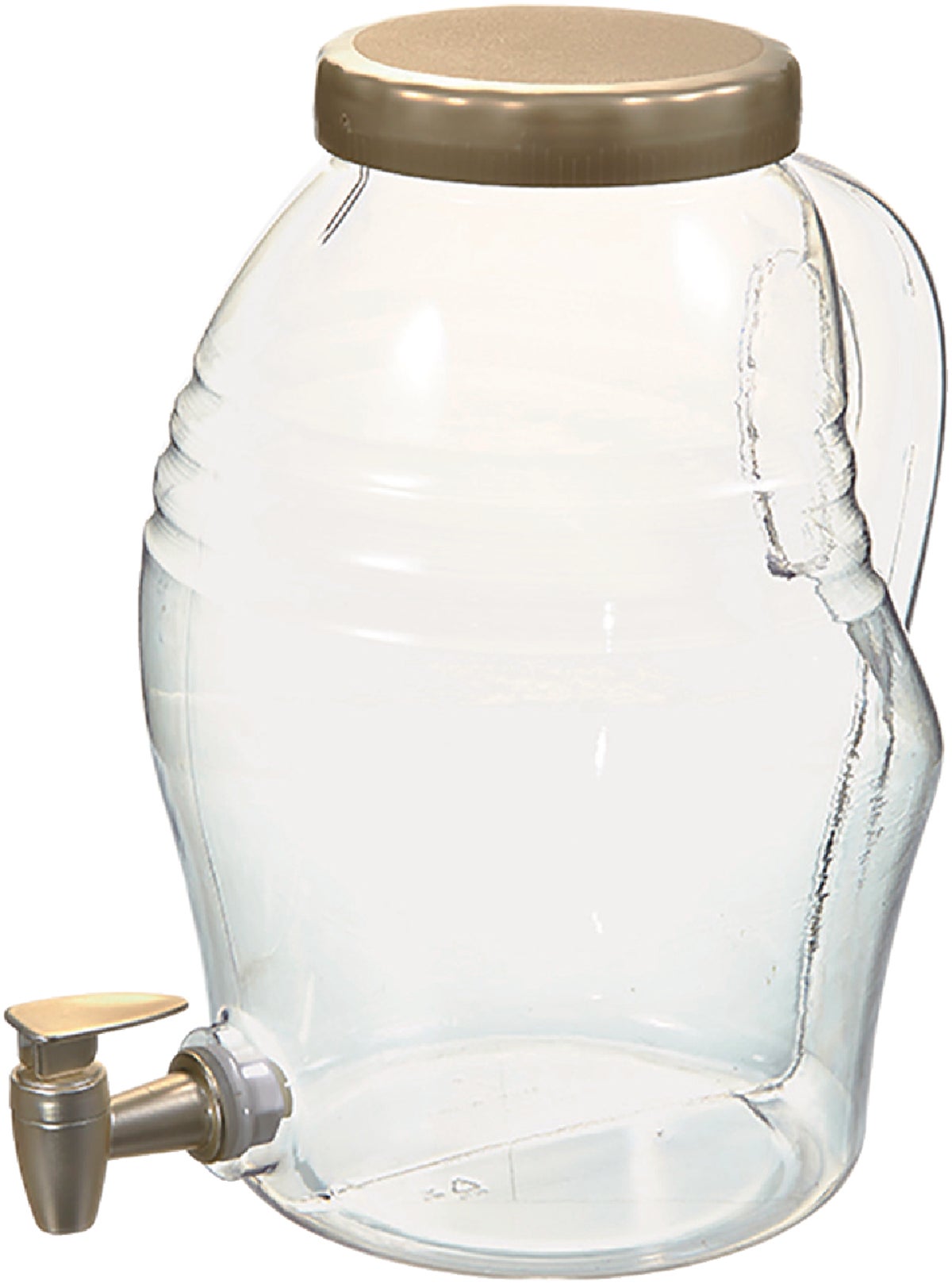 Pitcher with Lid 1 Gallon, Slim Clear Plastic Water Pitcher with Pivot-Top  Spout
