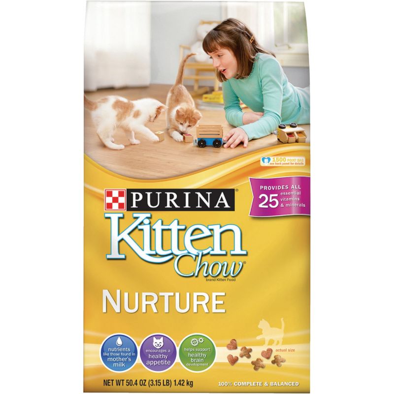 Purina Kitten Chow Dry Kitten Food 3.15 Lb.