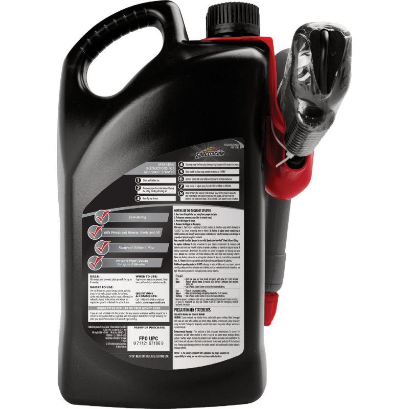 Spectracide One Shot Weed &amp; Grass Killer 128 Oz., AccuShot Spray