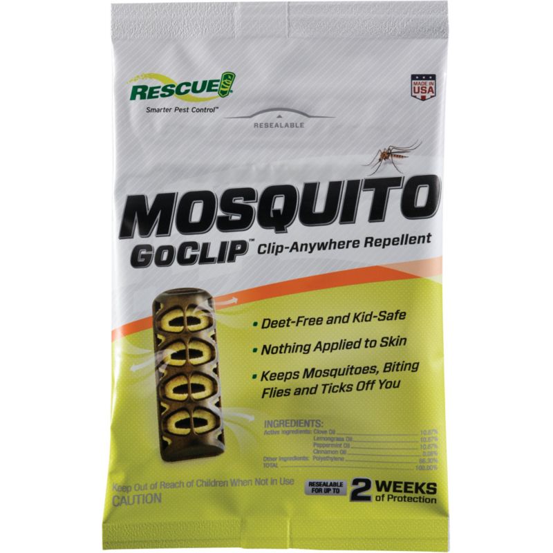 Rescue GoClip Personal Mosquito Repellent Yellow
