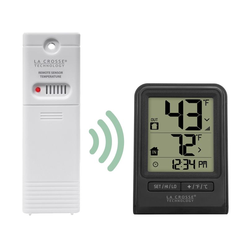 Taylor 1730 IndoorOutdoor Digital Thermometer with Remote Wireless