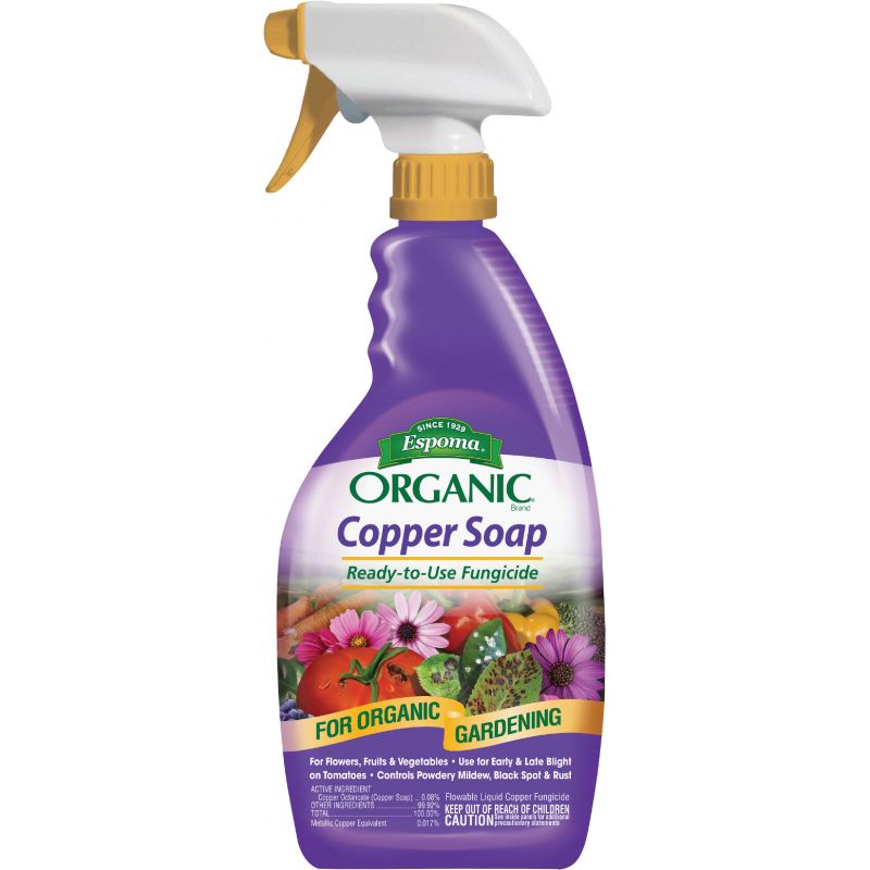 Espoma Organic Copper Soap Fungicide 24 Oz., Trigger Spray