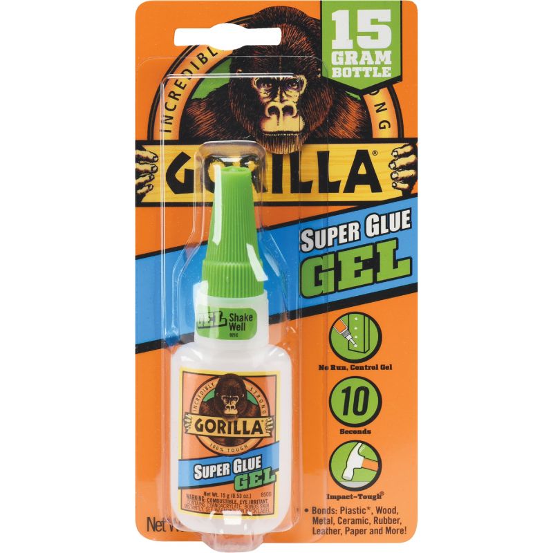 Gorilla Super Glue Gel 0.53 Oz.