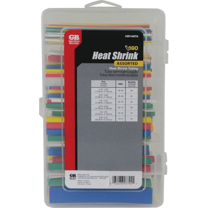 Gardner Bender Thin-Wall Contractor Pack Heat Shrink Tubing Assorted
